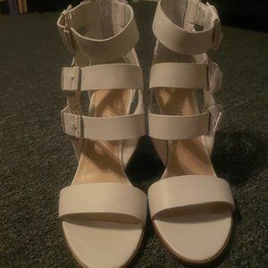 Andrew Stevens Strappy Wedge Sandals Size 9